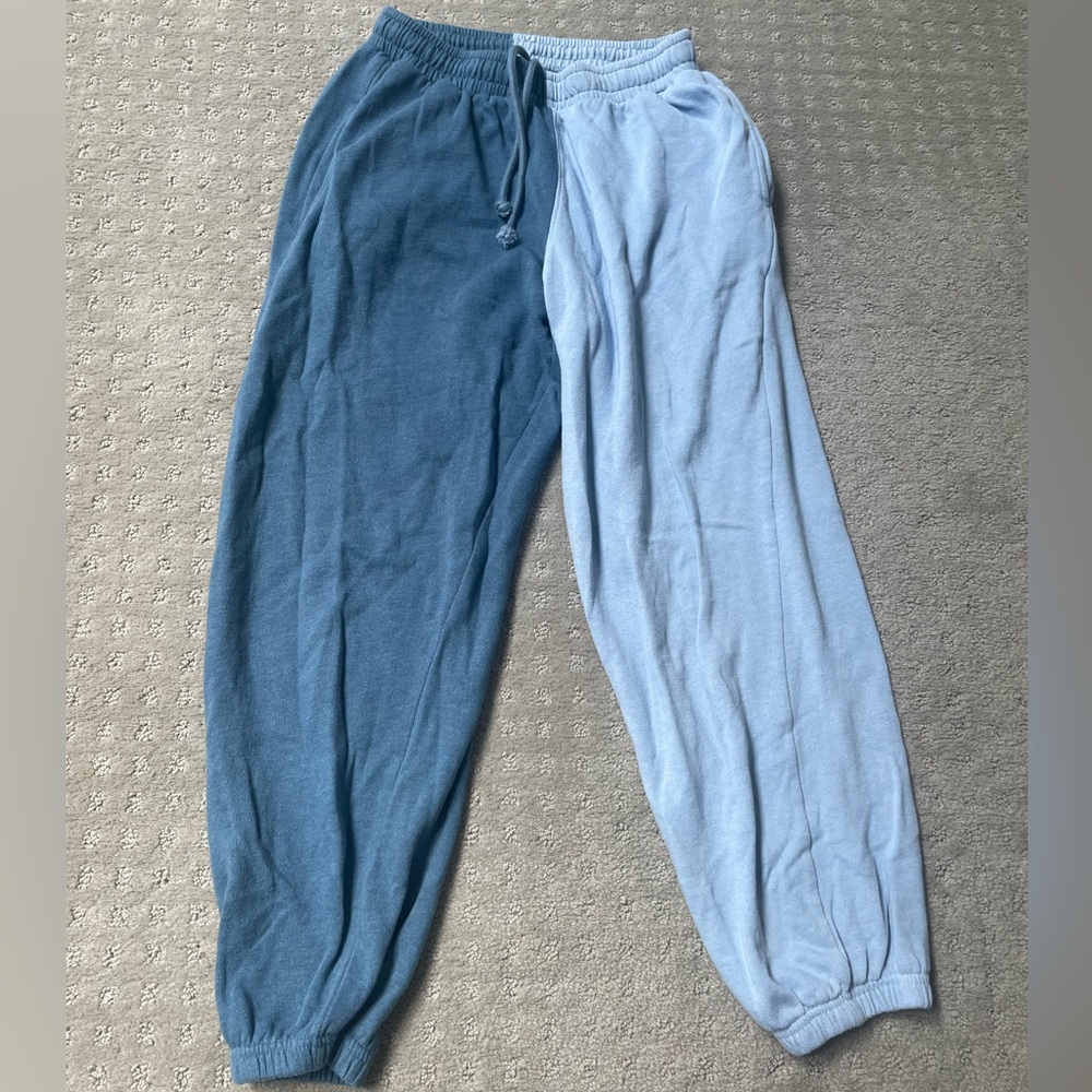Two Colored Blue PacSun Sweatpants